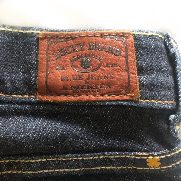 Lucky Brand Denim Blue Jeans Butterfly Embroidered 3T NWOT - Picture 5 of 8